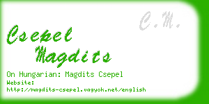 csepel magdits business card